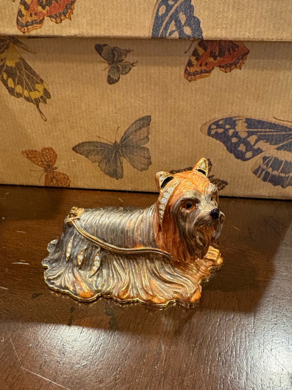 RUCINNI Yorkshire Terrier Trinket Box